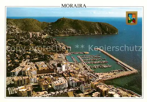 AK / Ansichtskarte 73795976 Moraira_ES Fliegeraufnahme 