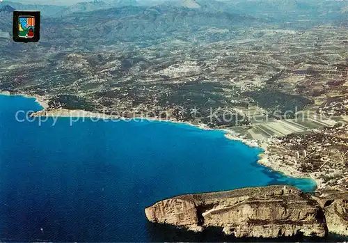 AK / Ansichtskarte 73795984 Moraira_ES Fliegeraufnahme 