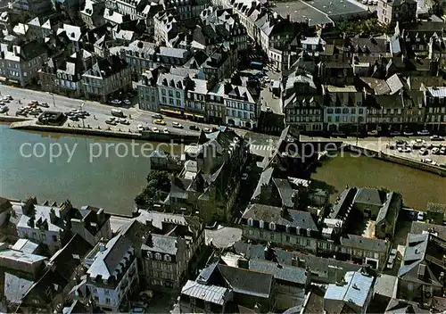 AK / Ansichtskarte Landerneau_29_Finistere Le vieux pont sur lElorn Vue aerienne 