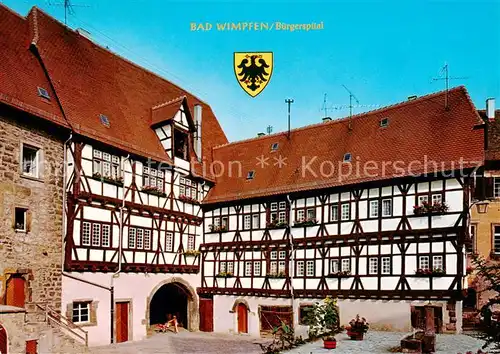 AK / Ansichtskarte  Bad_Wimpfen Buergerspital Bad_Wimpfen