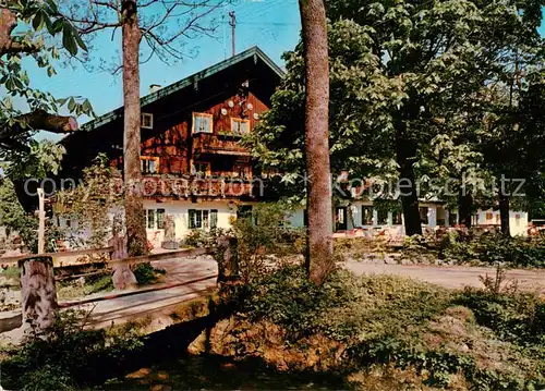 AK / Ansichtskarte  Bad_Heilbrunn Gasthaus Cafe Ramsau Pension Bad_Heilbrunn