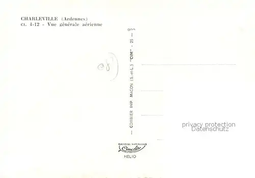 AK / Ansichtskarte Charleville_51_Marne Vue generale aerienne 