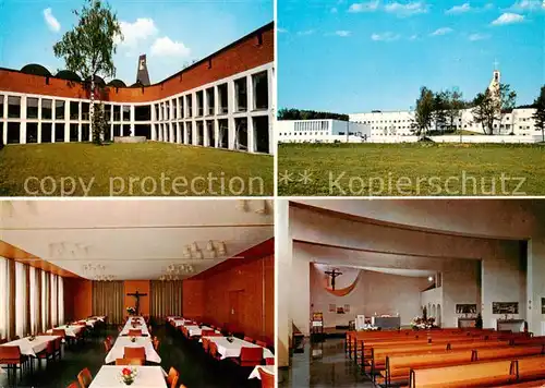 AK / Ansichtskarte  Leitershofen_Stadtbergen_Bayern Dioezesan Exerzitienhaus St Paulus Hauskapelle 