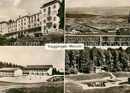 AK / Ansichtskarte Magglingen Eidg Turn und Sportschule Magglingen Details Magglingen