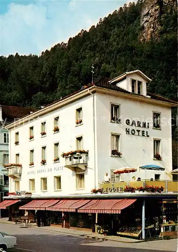 AK / Ansichtskarte Bad_Ragaz_Ragatz_SG Hotel Garni am Platz 