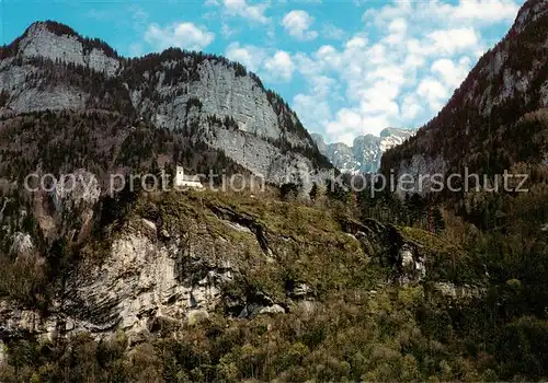 AK / Ansichtskarte Berschis Panorama Kirche St Georg Berschis