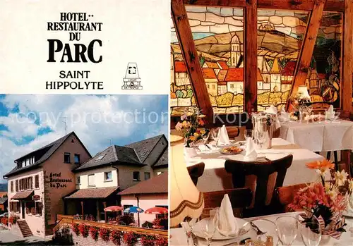 AK / Ansichtskarte Saint Hippolyte_25_Doubs Hotel Restaurant du Parc Gaststube 