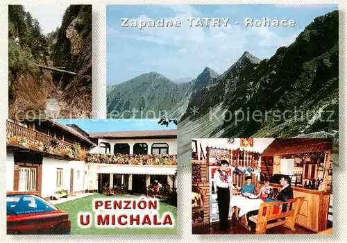 AK / Ansichtskarte 73796174 Zuberec_SK Penzion u Michala Zapadne Tatry Rohace 