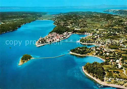 AK / Ansichtskarte  Rab_Croatia Fliegeraufnahme Rab_Croatia