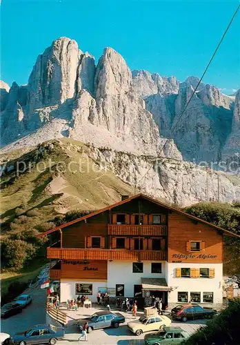 AK / Ansichtskarte  Groednerjoch_IT Berghaus Frara mit Sella Gruppe 