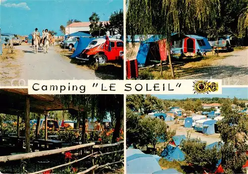 AK / Ansichtskarte Argeles sur Mer_66_Pyrenees Orientales Camping Le Soleil Restaurant et divers aspects du camp 