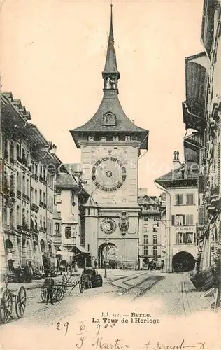 AK / Ansichtskarte Bern_BE Tour de l Horloge Bern_BE