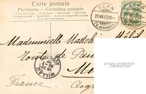 AK / Ansichtskarte Bern_BE Kramgasse Tour de l Horloge Bern_BE