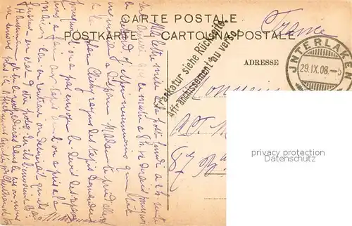 AK / Ansichtskarte Interlaken_BE Kursaal und Musikpavillon Interlaken_BE