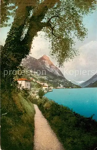 AK / Ansichtskarte Oria__Lago_di_Lugano_TI Sentiero per Oria e San Mamette 