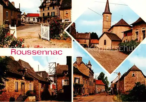 AK / Ansichtskarte Roussennac_12_Aveyron Ortsansichten mit Kirche 