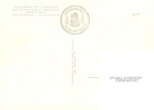 AK / Ansichtskarte  Altreichenau Unterkunftshaus Dreisessel Altreichenau