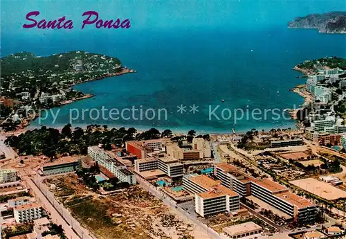 AK / Ansichtskarte 73796381 Santa_Ponsa_Mallorca_Islas_Baleares Fliegeraufnahme Santa_Ponsa