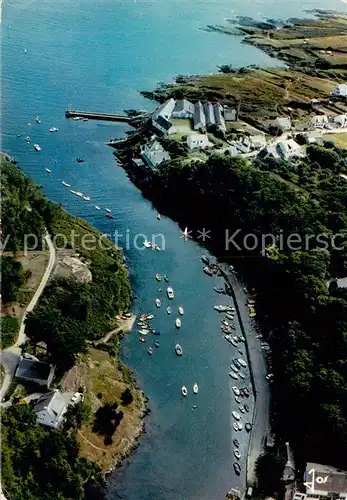 AK / Ansichtskarte Moelan sur Mer_29_Finistere Le petit port de Brigneau Vue aerienne 