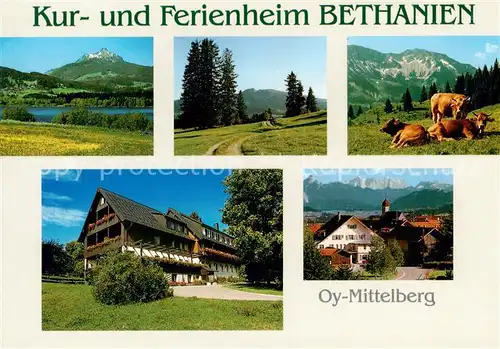 AK / Ansichtskarte  Oy-Mittelberg Kur und Ferienheim Bethanien Details Oy-Mittelberg