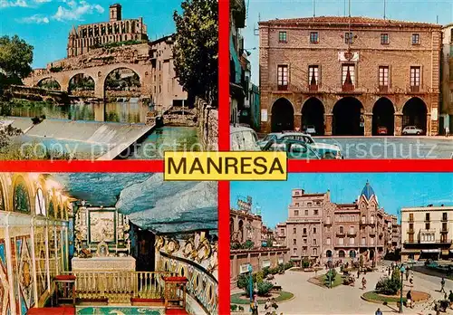 AK / Ansichtskarte  Manresa_ES Capital de la comarica de Bages Diversos aspectos 