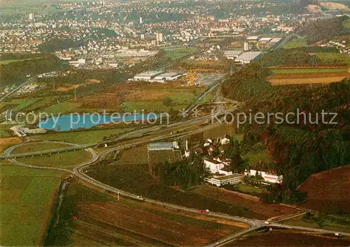 AK / Ansichtskarte  Biberach__Riss Kneipp Sanatorium Jordanbad Fliegeraufnahme 