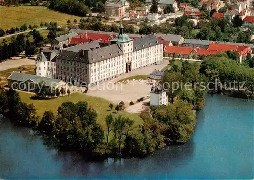 AK / Ansichtskarte  Schleswig_Schlei Schloss Gottorf mit Burgsee Fliegeraufnahme Schleswig_Schlei