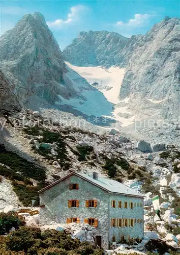 AK / Ansichtskarte  Blaueishuette_1700m_Hochkalter_Berchtesgaden Panorama 