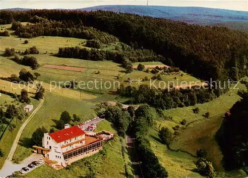 AK / Ansichtskarte  Rothenbuch Hotel Gasthof Spechtshaardt Fliegeraufnahme Rothenbuch