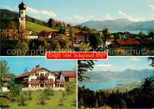 AK / Ansichtskarte  Gmund_Tegernsee Panorama Kindererholungsheim Schafstatt Hof Gmund Tegernsee