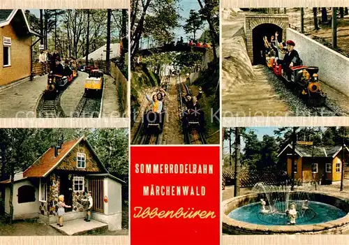 AK / Ansichtskarte 73796499 Ibbenbueren Sommerrodelbahn Maerchenwald Brunnen Ibbenbueren