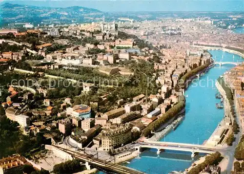 AK / Ansichtskarte Lyon_France Vue aerienne La Colline de Fourviere Lyon France