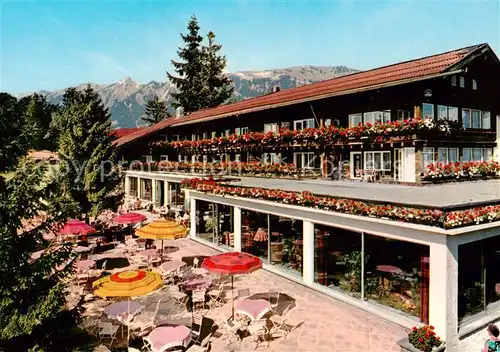 AK / Ansichtskarte  Sonthofen_Oberallgaeu Kur und Sporthotel Allgaeuer Berghof Sonthofen Oberallgaeu