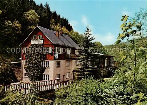 AK / Ansichtskarte  Lauksburg_Wispertal_Bad_Schwalbach Gaststaette Forstgut Lauksburg 