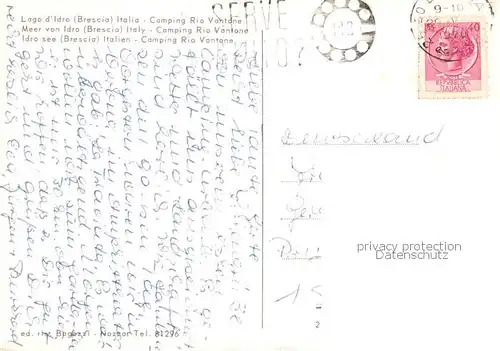 AK / Ansichtskarte Lago_d_Idro_IT Camping Rio Vantone Details 
