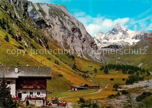 AK / Ansichtskarte  Lucknerhaus_1984m_Kals_Grossglockner Koednitztal Grossglockner 