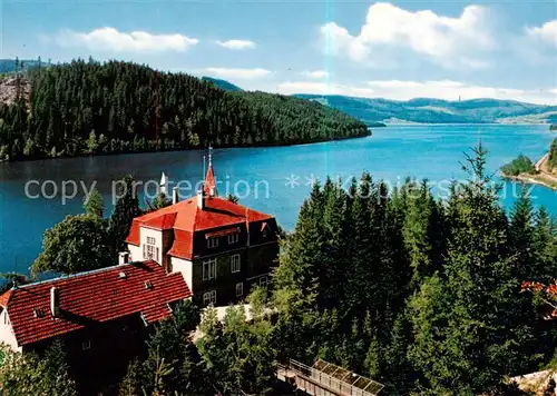 AK / Ansichtskarte  Schluchsee Haus Hubertus Panorama Schluchsee