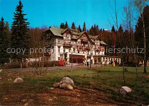 AK / Ansichtskarte  Spindleruv_Mlyn_Spindelmuehle_Riesengebirge_CZ Interhotel Savoy 