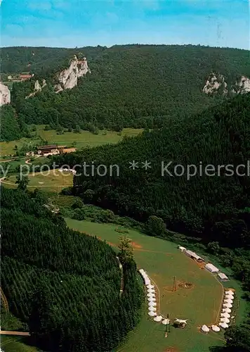 AK / Ansichtskarte  Fridingen_Donau Jaegerhaus Fliegeraufnahme Fridingen Donau