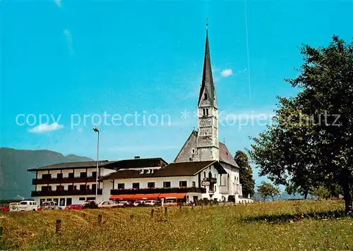 AK / Ansichtskarte  Kundl_Tirol_AT Gasthof St Leonhard Kirche 