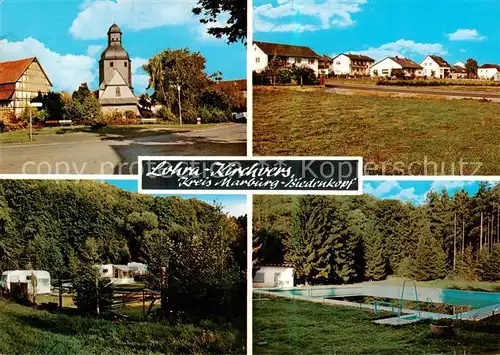 AK / Ansichtskarte  Kirchvers Kircche Panorama Camping Schwimmbad Kirchvers