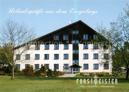 AK / Ansichtskarte 73796647 Schoenheide_Erzgebirge Forstmeister Hotel Restaurant Schoenheide Erzgebirge