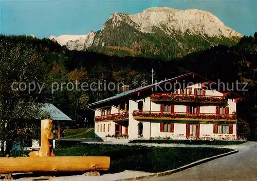 AK / Ansichtskarte  Koenigssee Pension Brandtnerhof Koenigssee