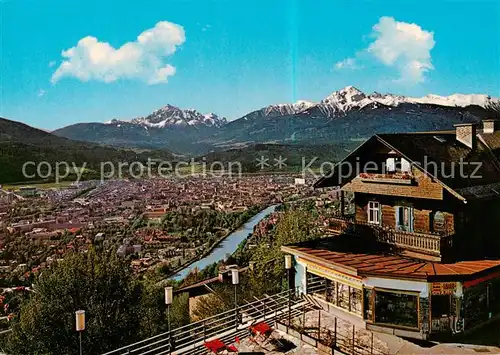 AK / Ansichtskarte  Innsbruck_Tirol_AT Blick von der Hungerburg auf Serles und Nockspitze 