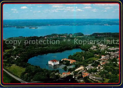 AK / Ansichtskarte  Gluecksburg_Ostseebad Fliegeraufnahme mit Schloss Gluecksburg_Ostseebad