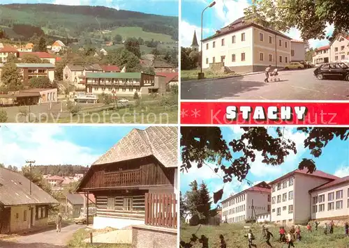 AK / Ansichtskarte 73796695 Stachy_Susice_Okres_Pachatice_CZ okres Prachatice Horske mestecko a stredisko letni i zimni rekreace 