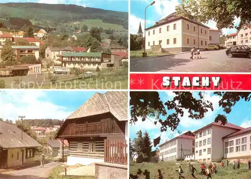 AK / Ansichtskarte  Stachy_Susice_Okres_Pachatice_CZ okres Prachatice Horske mestecko a stredisko letni i zimni rekreace 