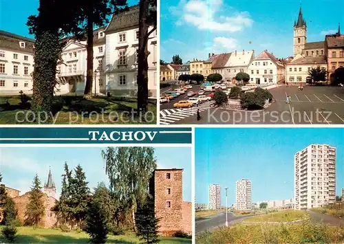 AK / Ansichtskarte  Tachov Puvidne kralovske mesto zalozene Premyslem Otakarem II Centrum hospodarstvi prumyslu a zemedelstvi Tachov