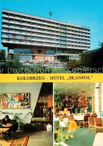 AK / Ansichtskarte 73796758 Kolobrzeg_Kolberg_Ostseebad_PL Hotel Skanpol Gastraeume 