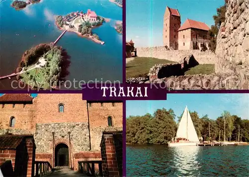 AK / Ansichtskarte  Trakai_Lithuania Salos pilies ansamblis 